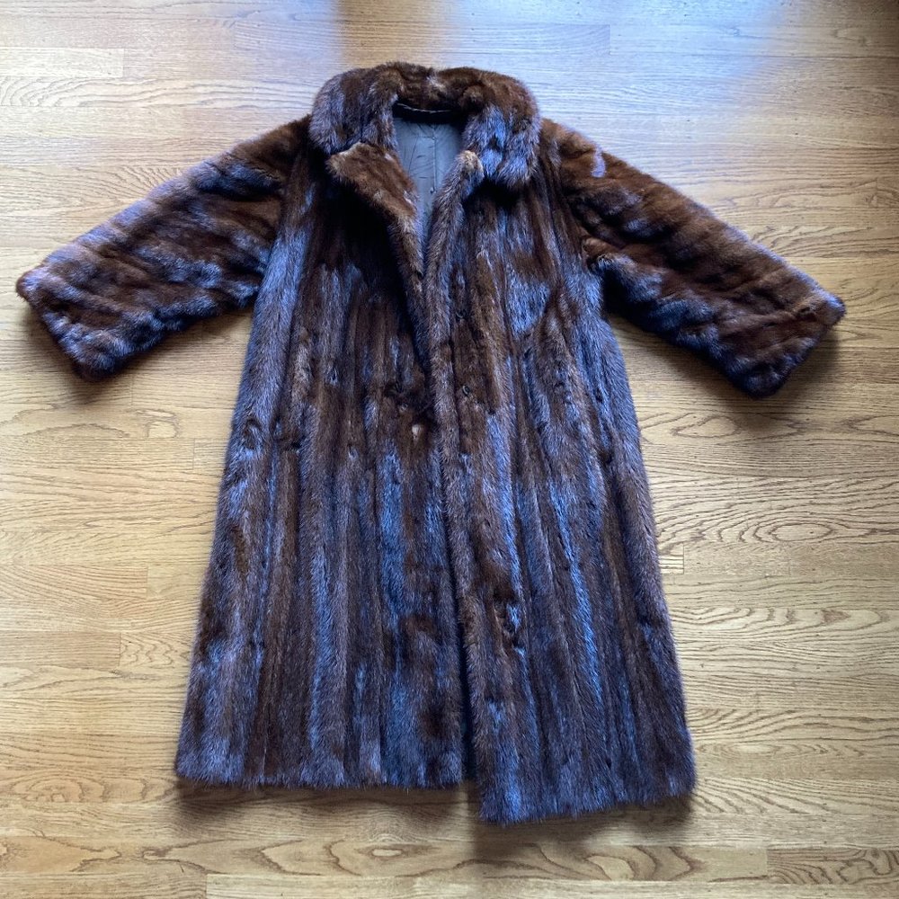 Vintage 100% mink coat